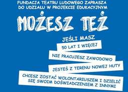 'Możesz też' – projekt wspierający wolontariat 50+